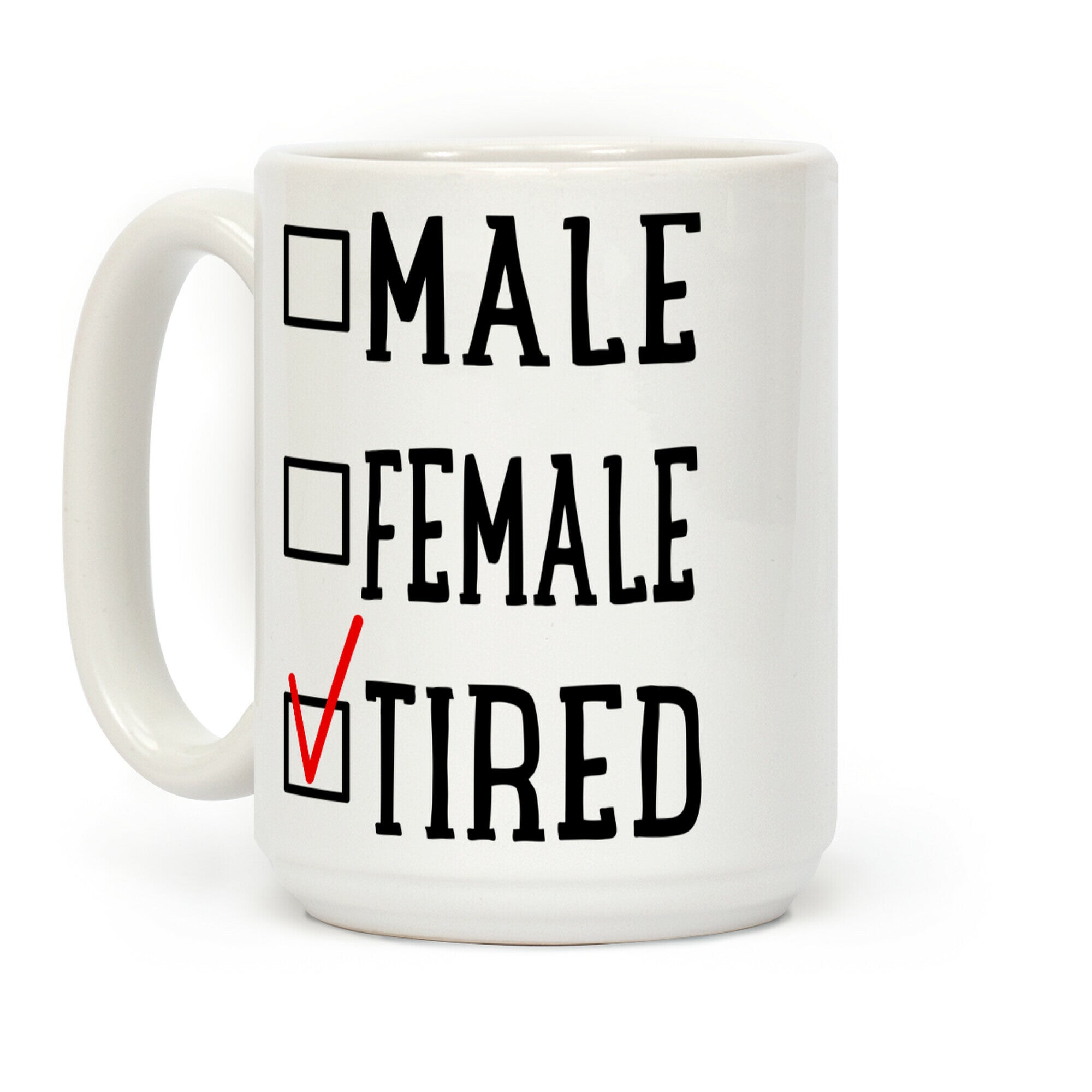 My Identity Is Tired Coffee Mug